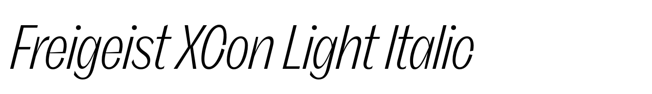 Freigeist XCon Light Italic